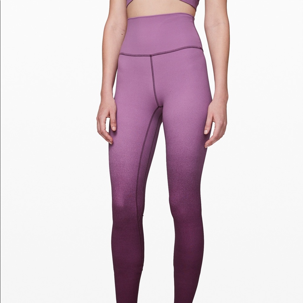 Lululemon Align Lavender Ombré Leggings